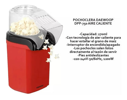 MAQUINA PALOMITAS CRISPETERA SIN ACEITE